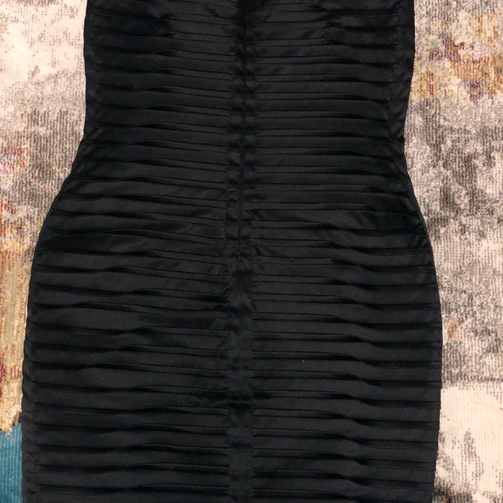 STUNNING 🤩 NWT Vintage Strapless Chiara Boni Black Strapless Dress Sz 10 - Picture 12 of 16
